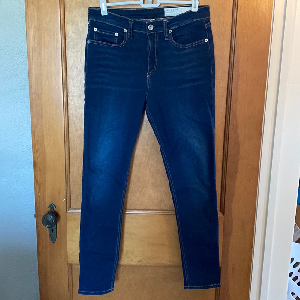 Excellent Condition Rag & Bone Mid-Rise Cate Skinny Ankle Jeans